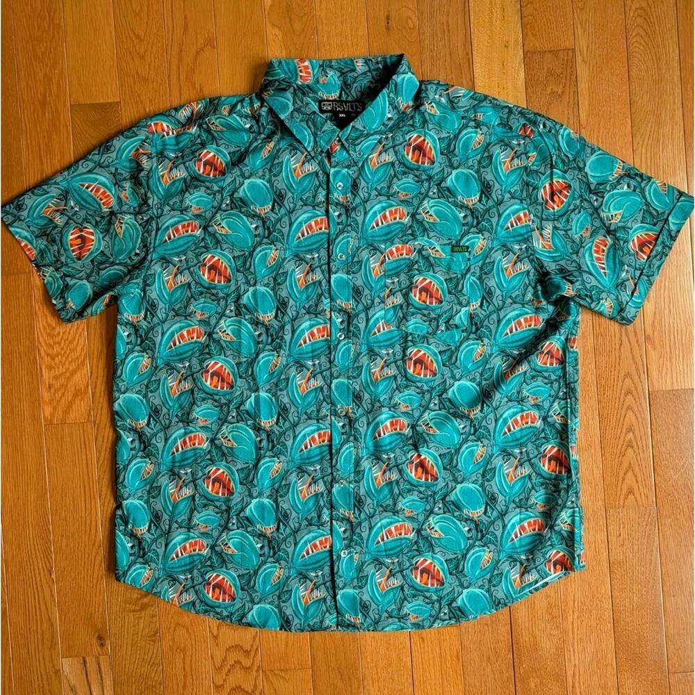 RSVLTS Horrifying Horticulture Halloween Garden of Eatin' Kunuflex Shirt 3XL